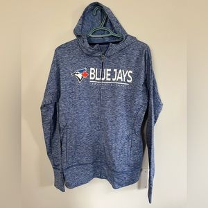 Women’s Zip Up Blue Jays Sweater